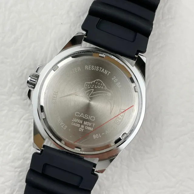 Casio Verde Preto Esfera Estilo Mergulhador Relógio 7