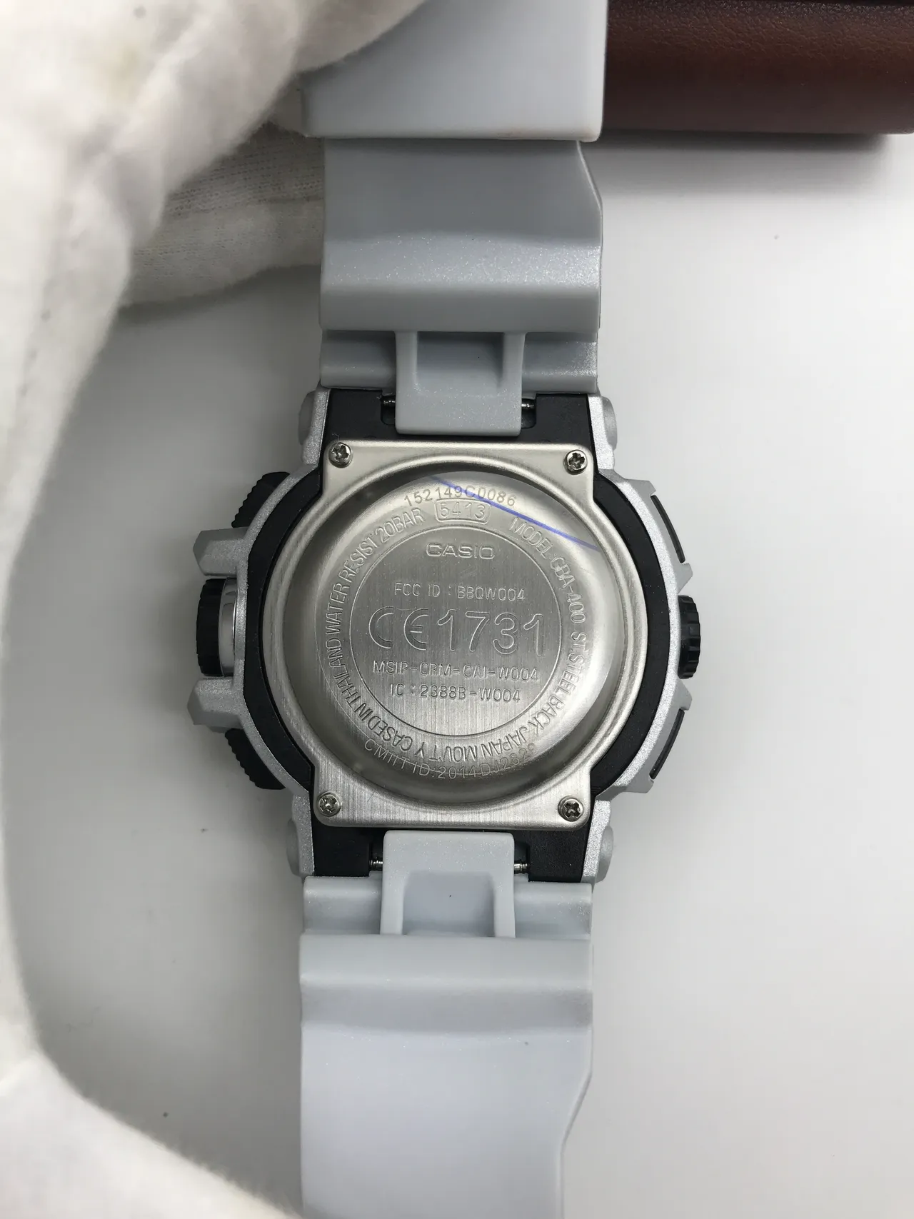 Casio Silver Gray Rugged Resin Construction Analog-Digital Hybrid Display Sports Watch 2
