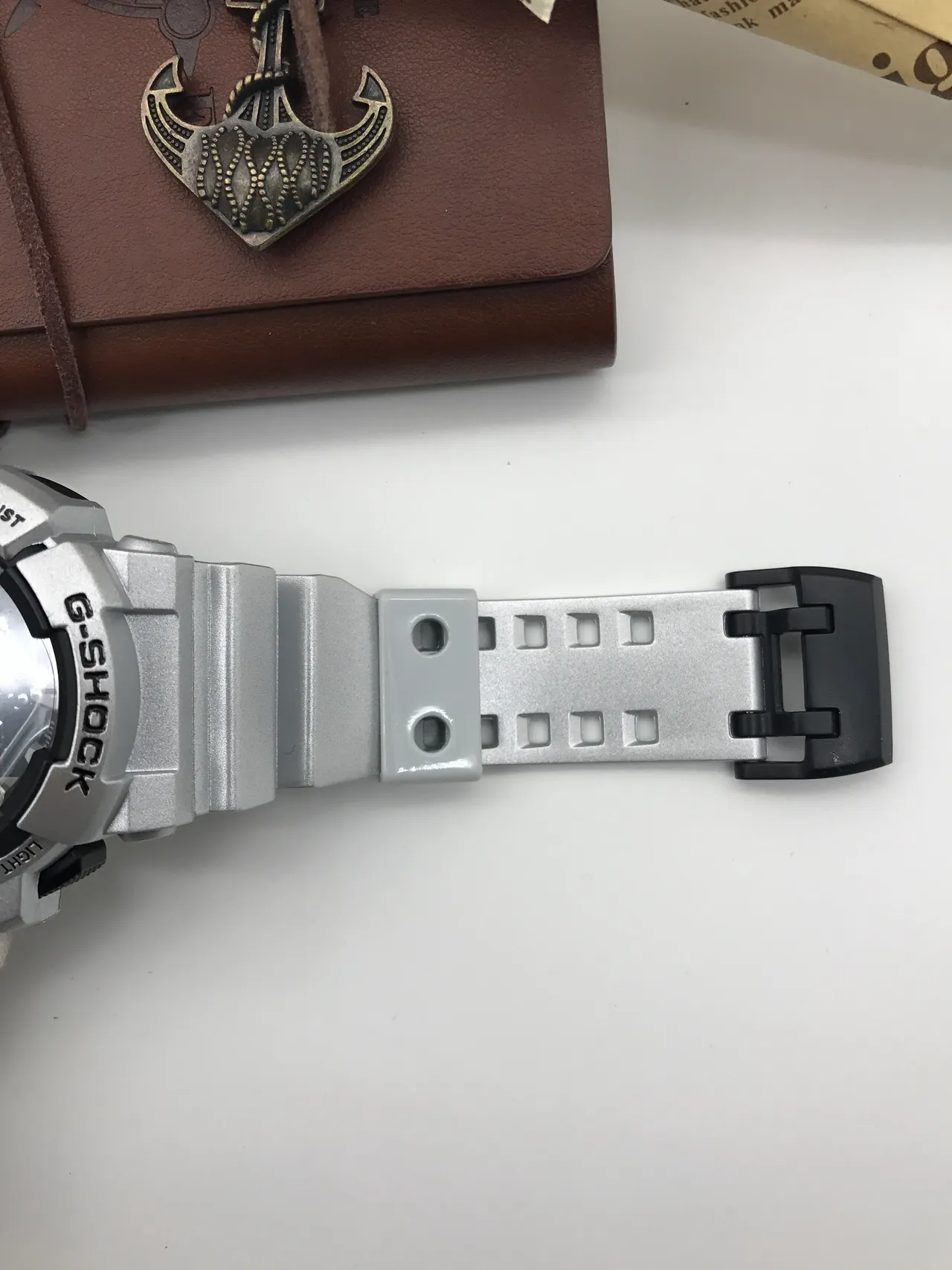 Casio Silver Gray Rugged Resin Construction Analog-Digital Hybrid Display Sports Watch 4