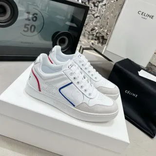 Celine CT-01 White Red Blue sneakers lifestyle