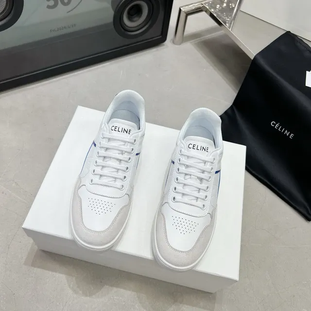 Celine CT-01 White Red Blue Lifestyle Sneakers 9