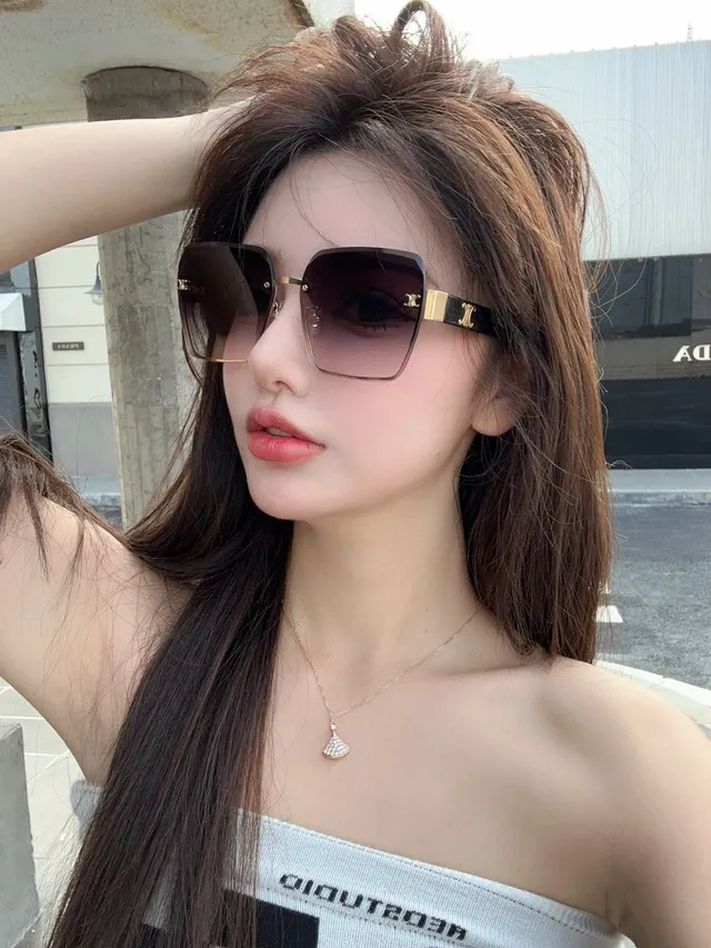 Celine Shield-Style Gradient Lens Sunglasses 2