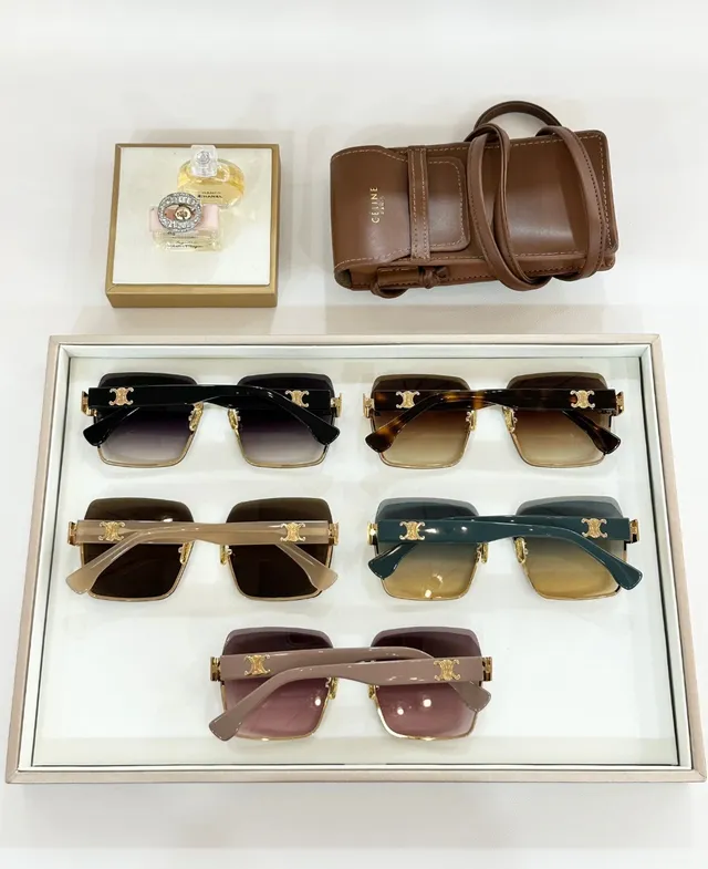 Celine Shield-Style Gradient Lens Sunglasses 4