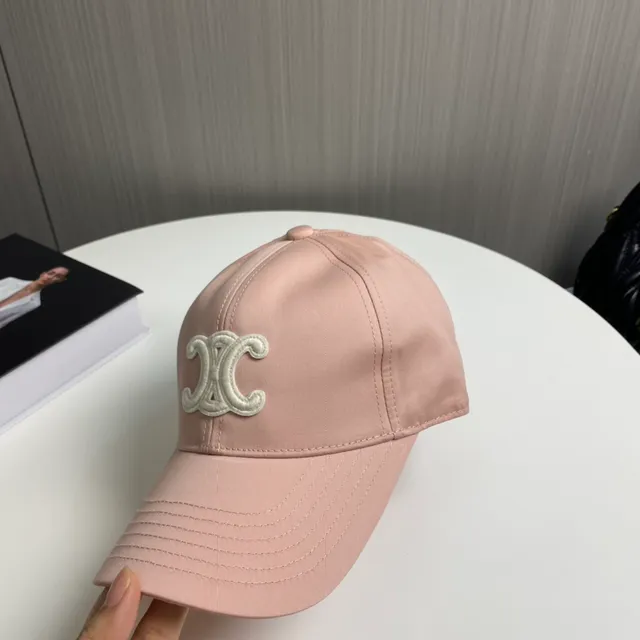 Chanel Embroidered CC Logo Dusty Pink Baseball Cap 3
