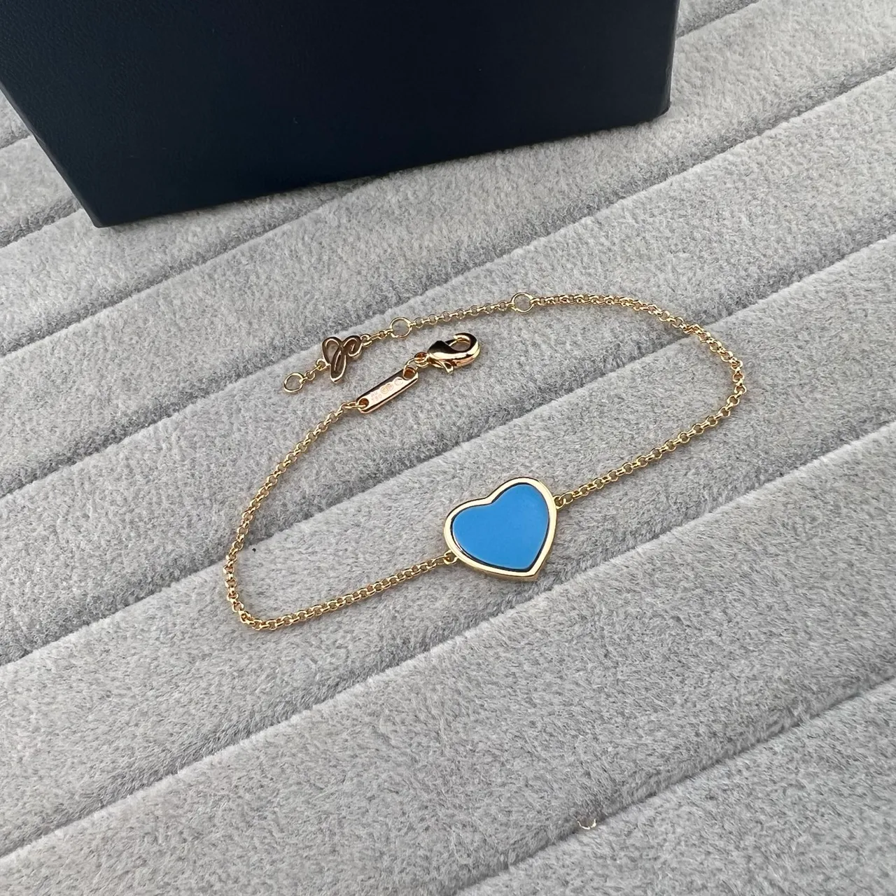 Chopard Happy Hearts Enamel Heart Pendant Bracelets 6