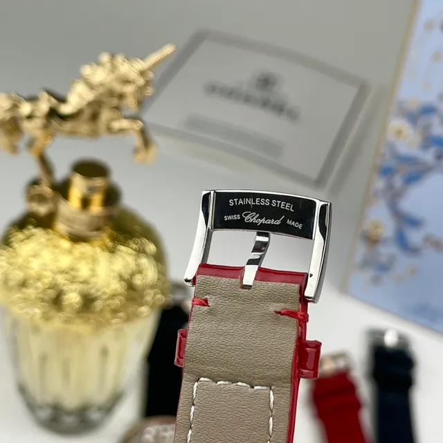 Chopard Happy Hearts Red Enamel and Diamond Heart Mechanical Watch 3