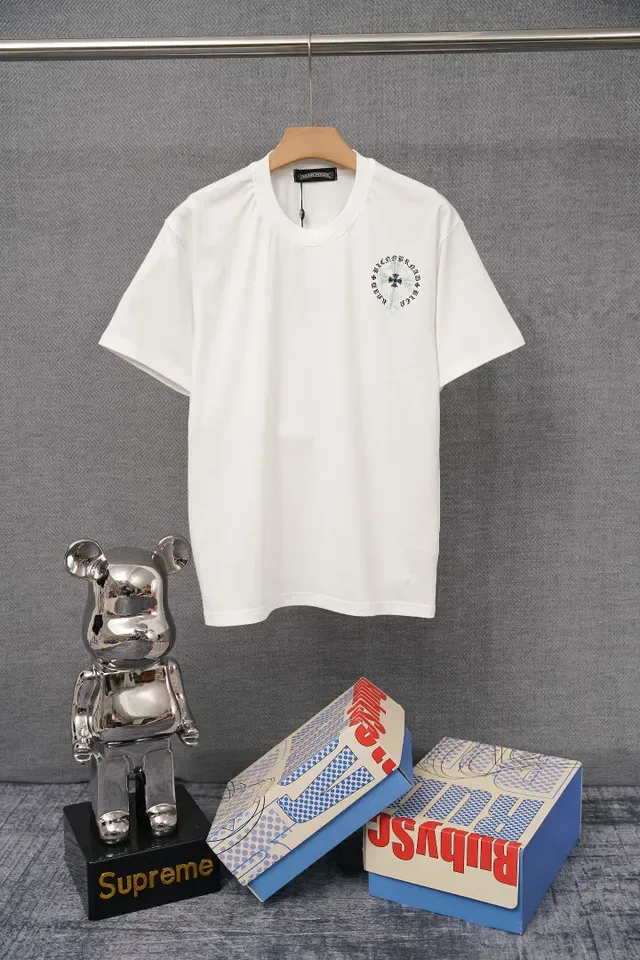 Chrome Hearts Cross Circle Graphic White T-Shirt 2