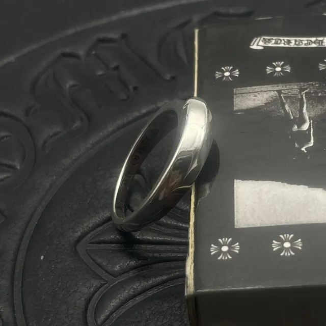 Chrome Hearts Cross Ring Silver-Tone Metal Ring 6
