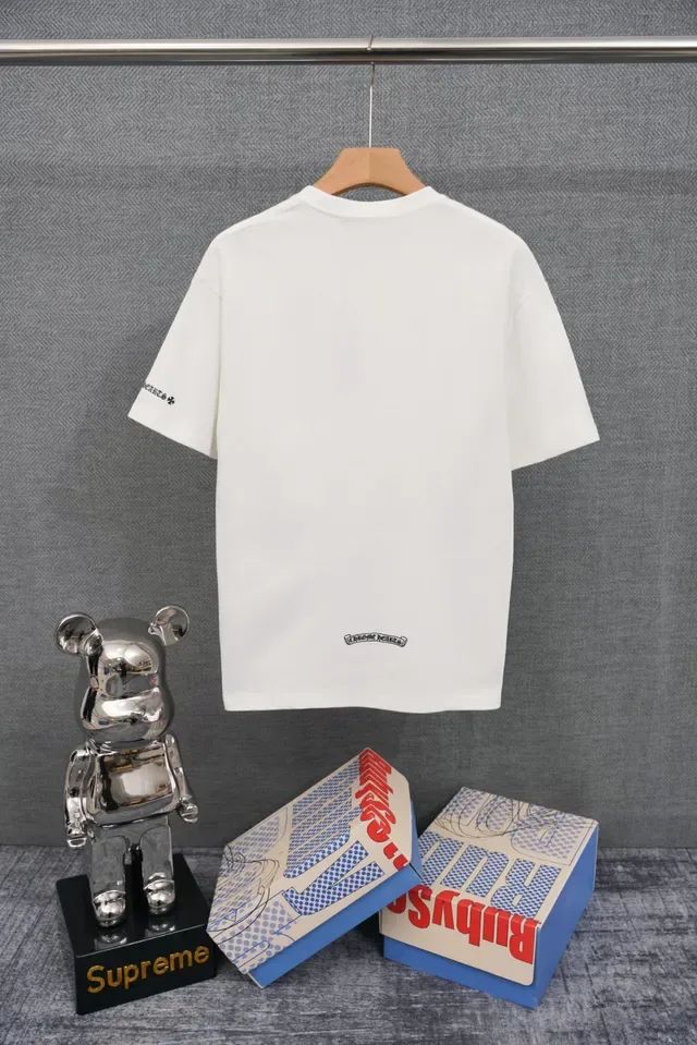Chrome Hearts Embroidered Collar Monogram T-Shirt 2