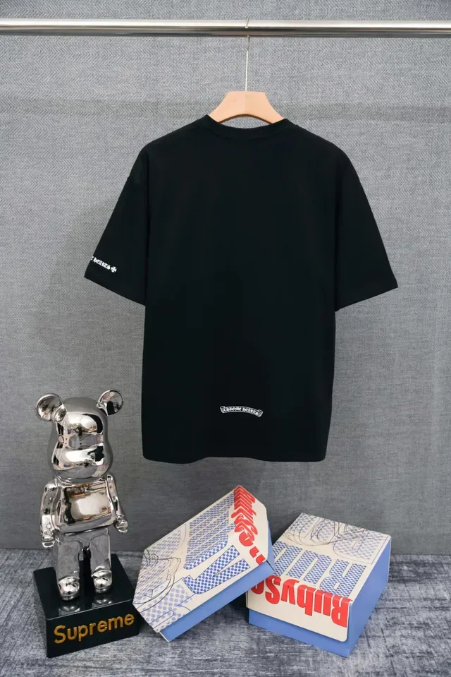 Chrome Hearts Embroidered Collar Monogram T-Shirt 4