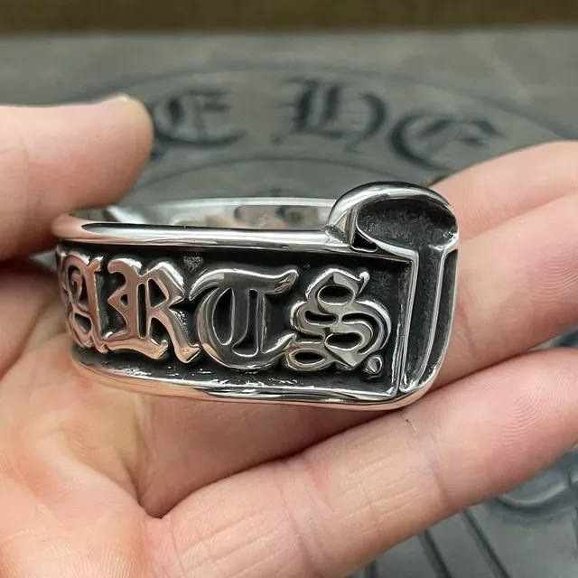 Chrome Hearts Gothic Script Cuff Bracelet 3