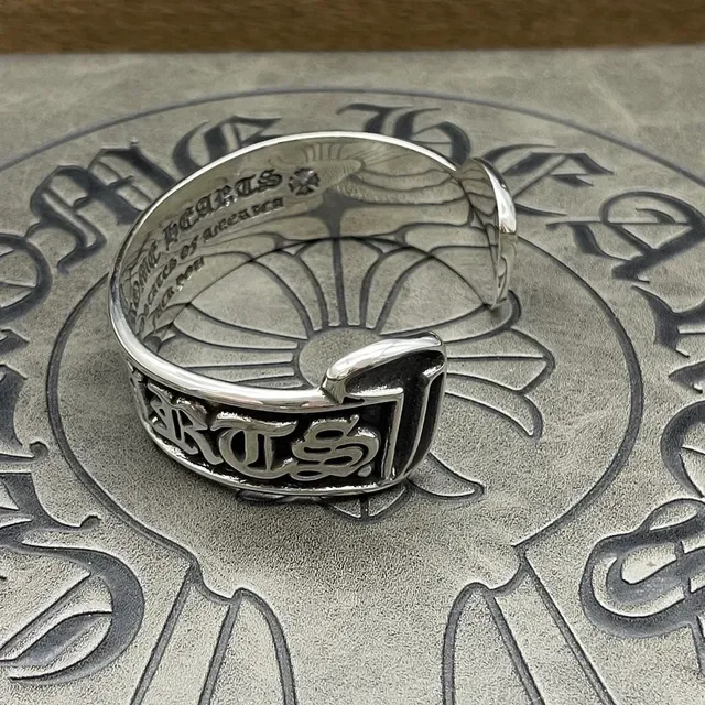 Chrome Hearts Gothic Script Cuff Bracelet 7