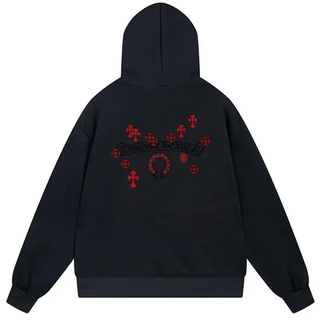 Chrome Hearts Graphic Cross Motif White Hoodie 3
