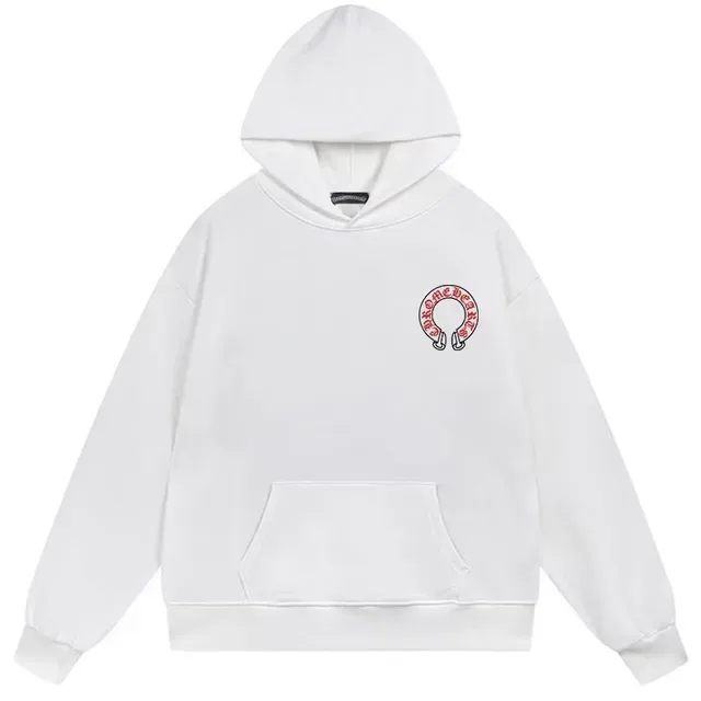 Chrome Hearts Graphic Cross Motif White Hoodie 4