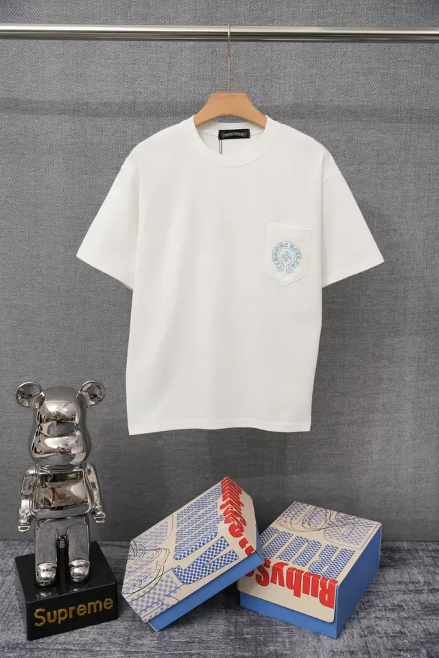 Chrome Hearts Pocket Tee Black Embroidered Logo T-Shirt 3
