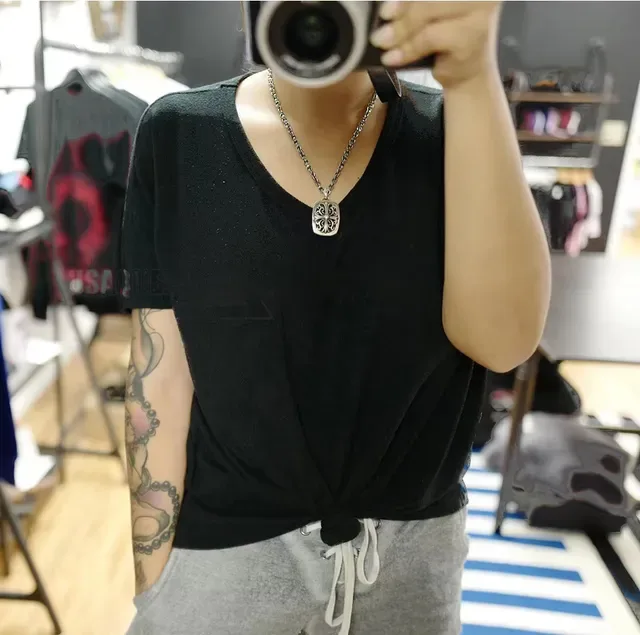 Chrome Hearts Scroll Cross Shield Pendant Necklace 4