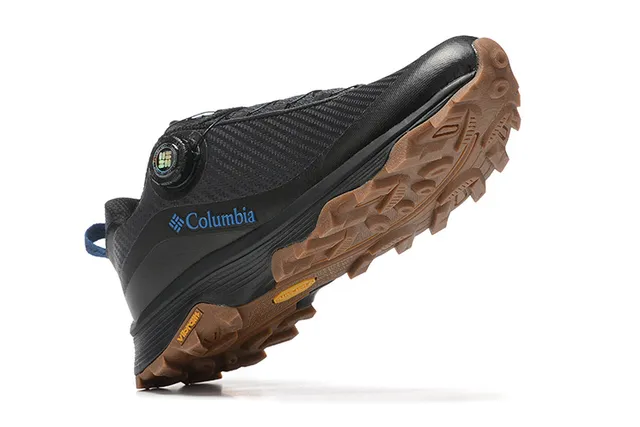 Columbia Negro Gris BOA Cierre con Dial Transpirable Malla Superior Zapatos de Running 3