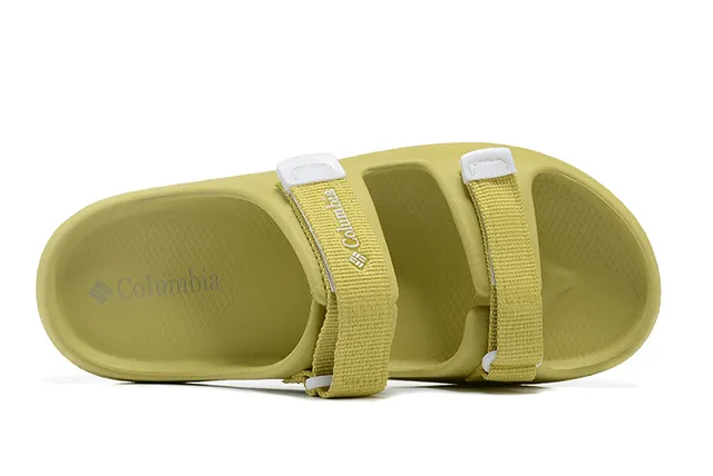Columbia Duas tiras ajustáveis com fivela Pantufas pretas 12