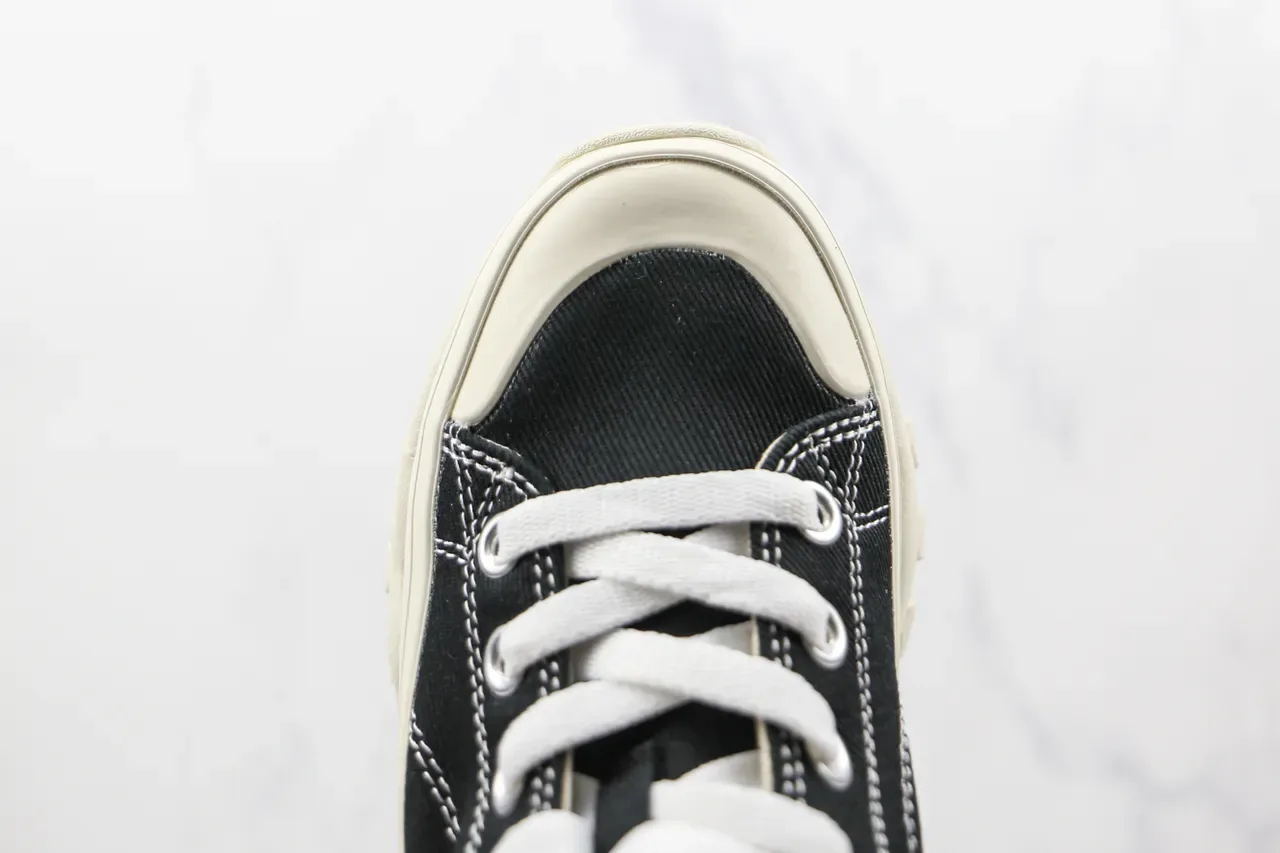 Converse Black Red High-Top Canvas Sneakers 6