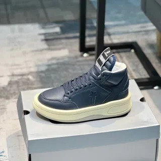 Converse Weapon Navy Blue Leather High-Top Lifestyle Sneaker