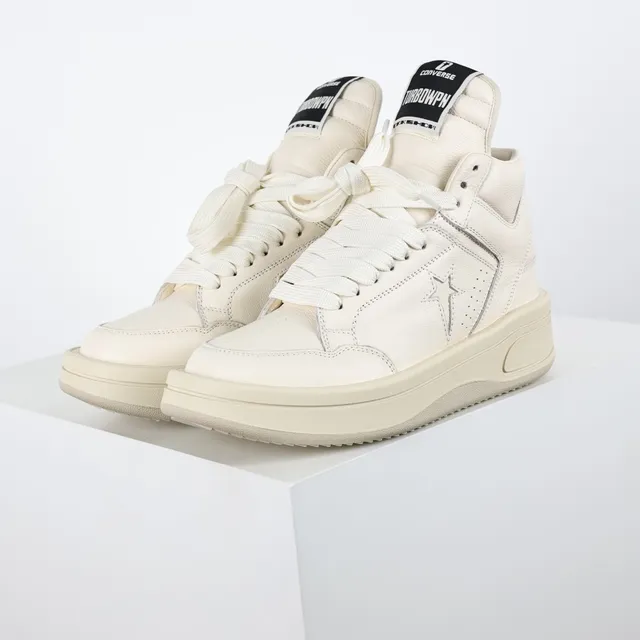 Converse Weapon Off-White Leather High-Top Lifestyle Sneakers 2