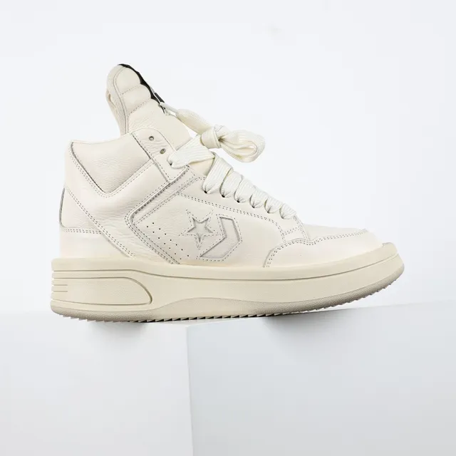 Converse Weapon Off-White Leather High-Top Lifestyle Sneakers 7