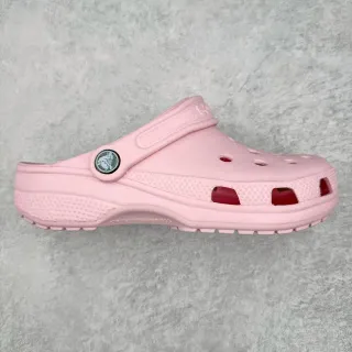 Crocs Classic Clog Pink Red Molded Foam Adjustable Strap Clog