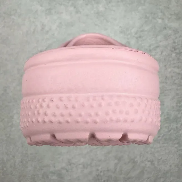 Crocs Classic Clog Pink Red Molded Foam Adjustable Strap Clog 3
