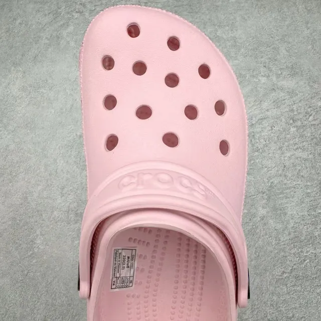 Crocs Classic Clog Pink Red Molded Foam Adjustable Strap Clog 7