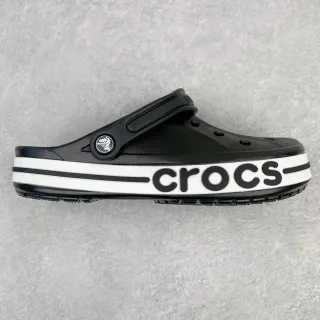 Crocs Echo Clog Black and White Logo Clog