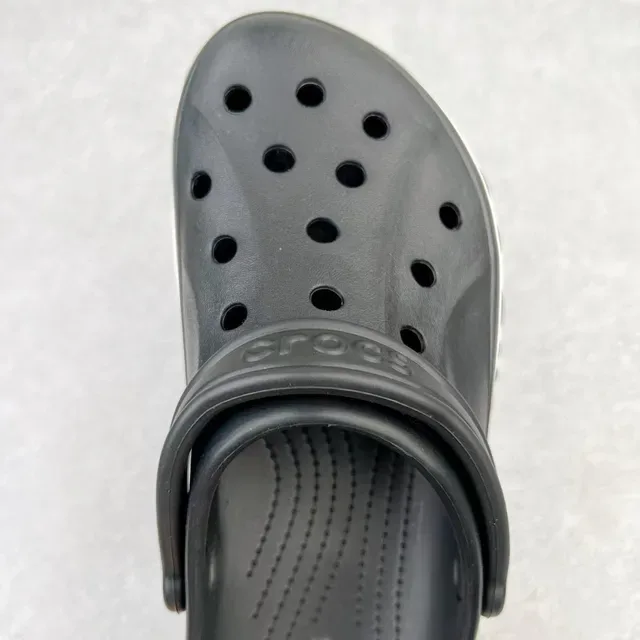 Crocs Echo Clog Black and White Logo Clog 4