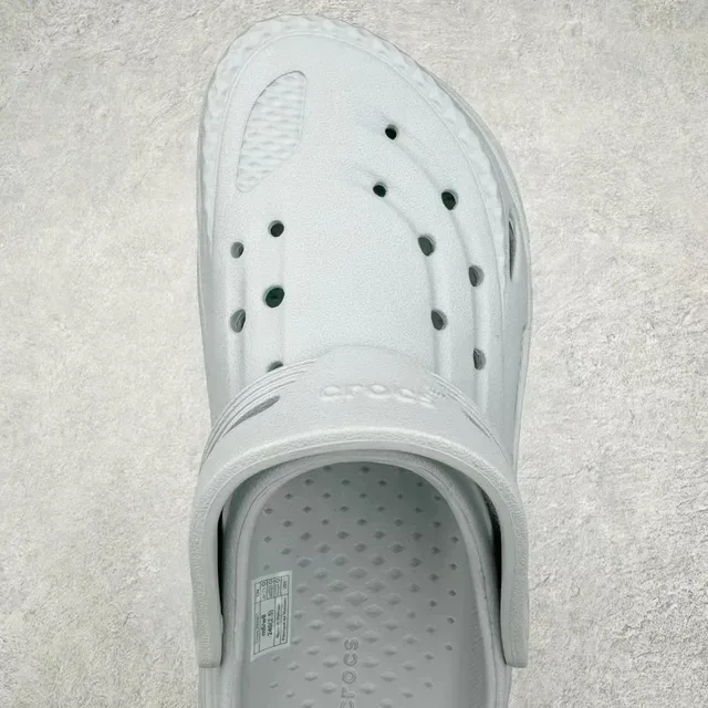 Crocs Echo Clog হালকা ধূসর মোল্ডেড ফোম ক্লগ 4
