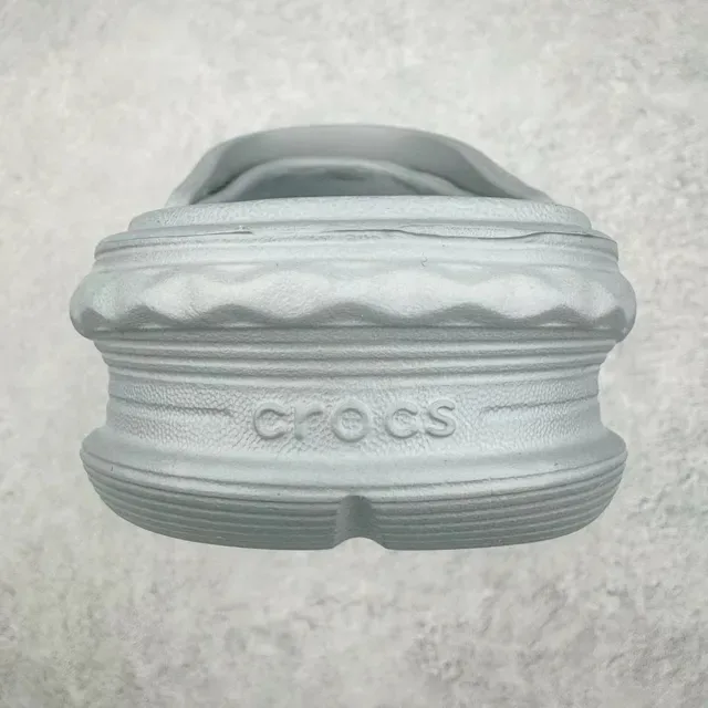 Crocs Echo Clog হালকা ধূসর মোল্ডেড ফোম ক্লগ 8