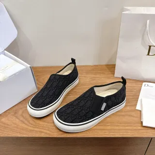 Dior B-Series Monogram Slip-On Lifestyle Sneakers
