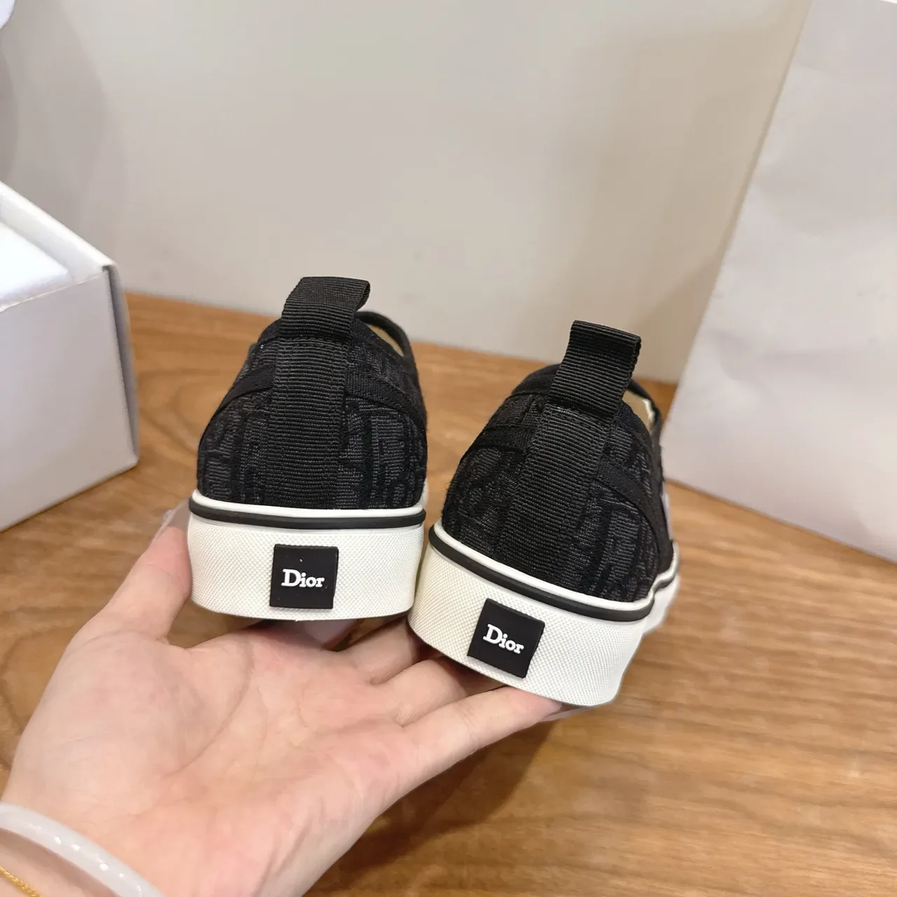 ديور B-Series Monogram سليب أون لايف ستايل سنيكرز 3