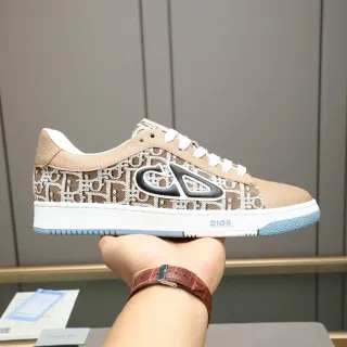 Dior B23 Beige Oblique Jacquard Lifestyle Sneakers