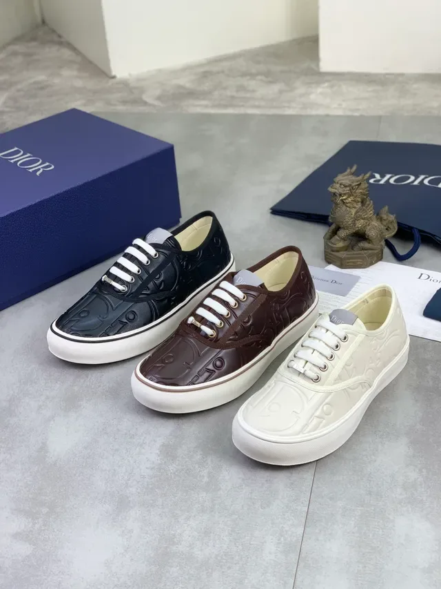 Dior B23 Embossed Monogram Brown Lifestyle Sneakers 2
