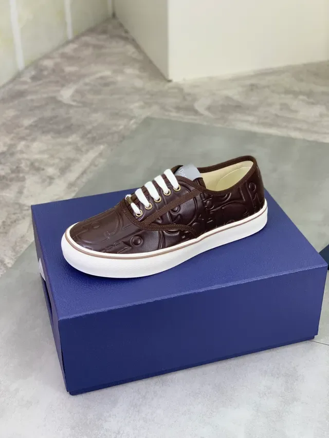Dior B23 Embossed Monogram Brown Lifestyle Sneakers 5