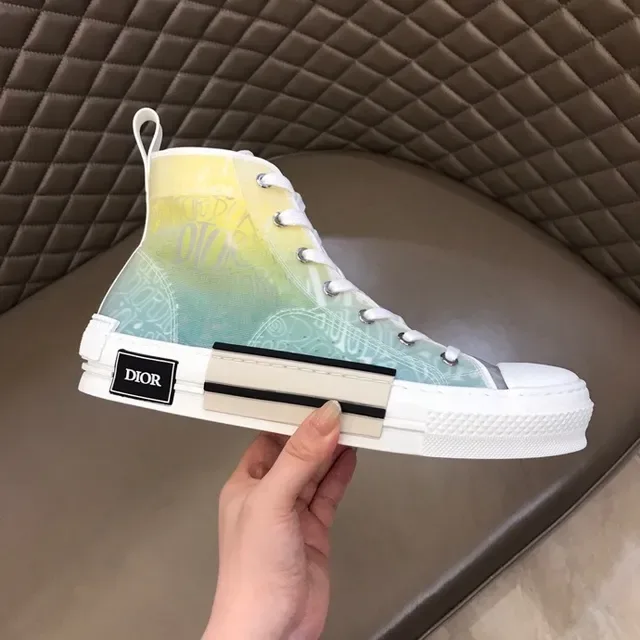 Dior B23 Gradient-Print High-Top Lifestyle Sneakers 3