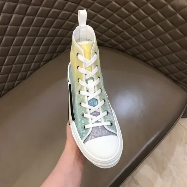 Dior B23 Gradient-Print High-Top Lifestyle Sneakers 4
