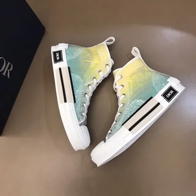 Dior B23 Gradient-Print High-Top Lifestyle Sneakers 5