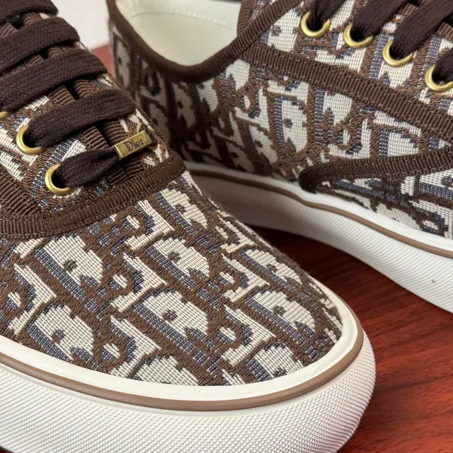 Dior B23 Monogram Canvas Brown and Beige Lifestyle Sneakers 5