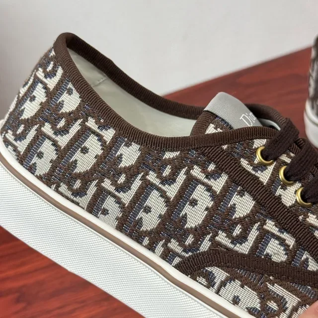 Dior B23 Monogram Canvas Brown and Beige Lifestyle Sneakers 6