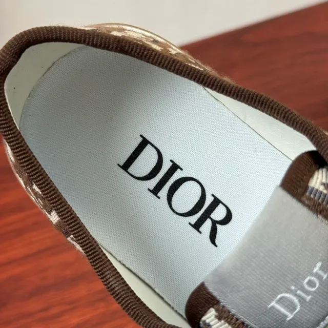 Dior B23 Monogram Canvas Brown and Beige Lifestyle Sneakers 7