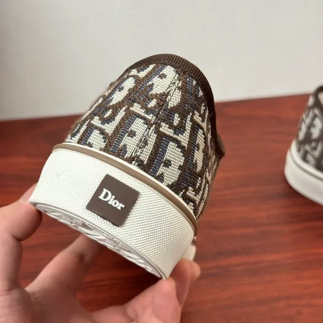 Dior B23 Monogram Canvas Brown and Beige Lifestyle Sneakers 8