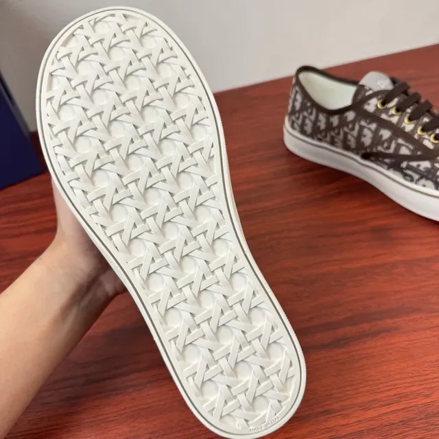 Dior B23 Monogram Canvas Brown and Beige Lifestyle Sneakers 9