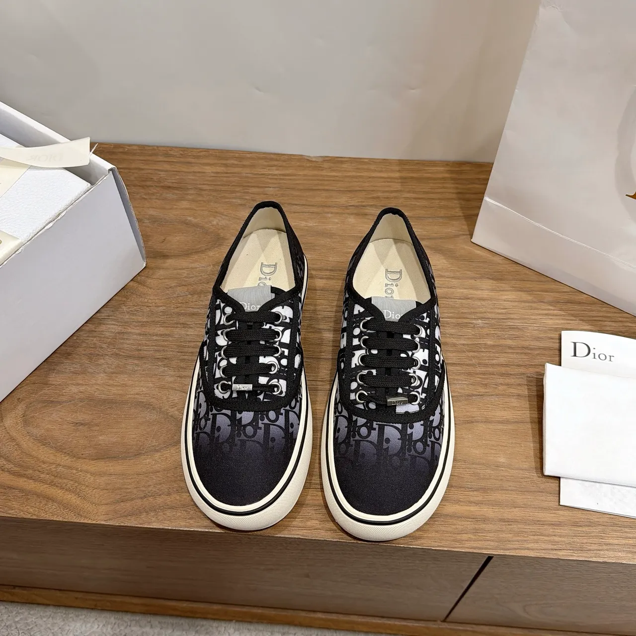 Dior B23 Monogram Canvas Low-Top Lifestyle Sneakers 5