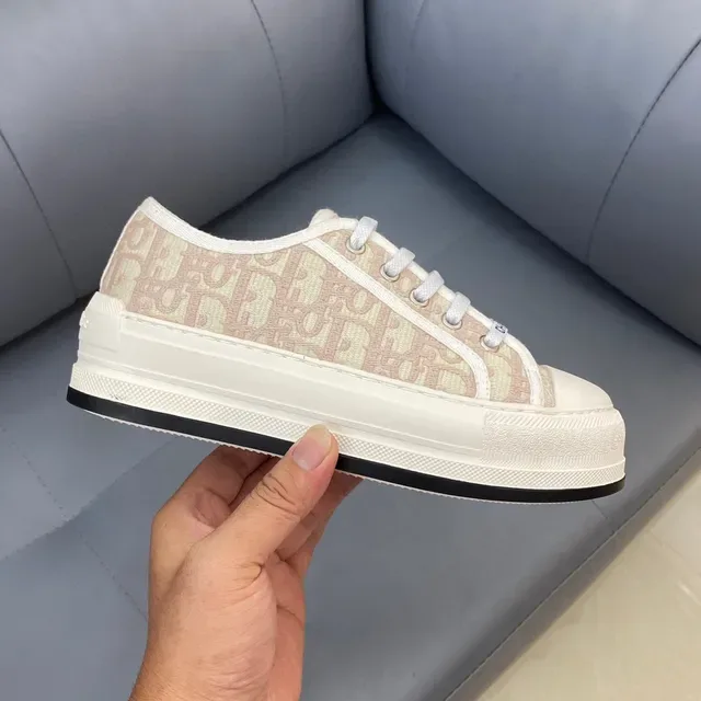 Dior B23 Monogram Canvas Platform Lifestyle Sneakers 6