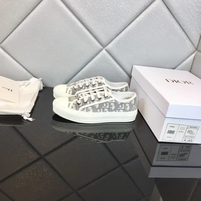 Dior B23 Monogram Print White Lifestyle Sneakers 8