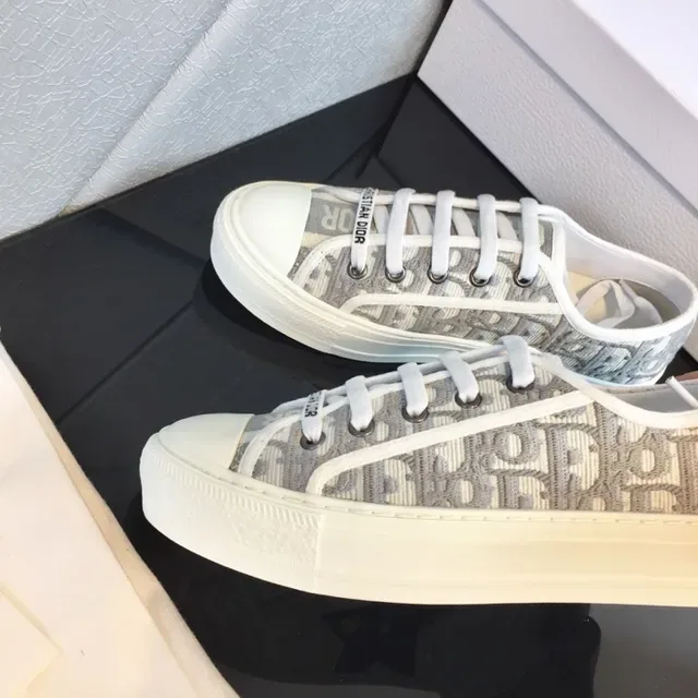Dior B23 Monogram Print White Lifestyle Sneakers 9